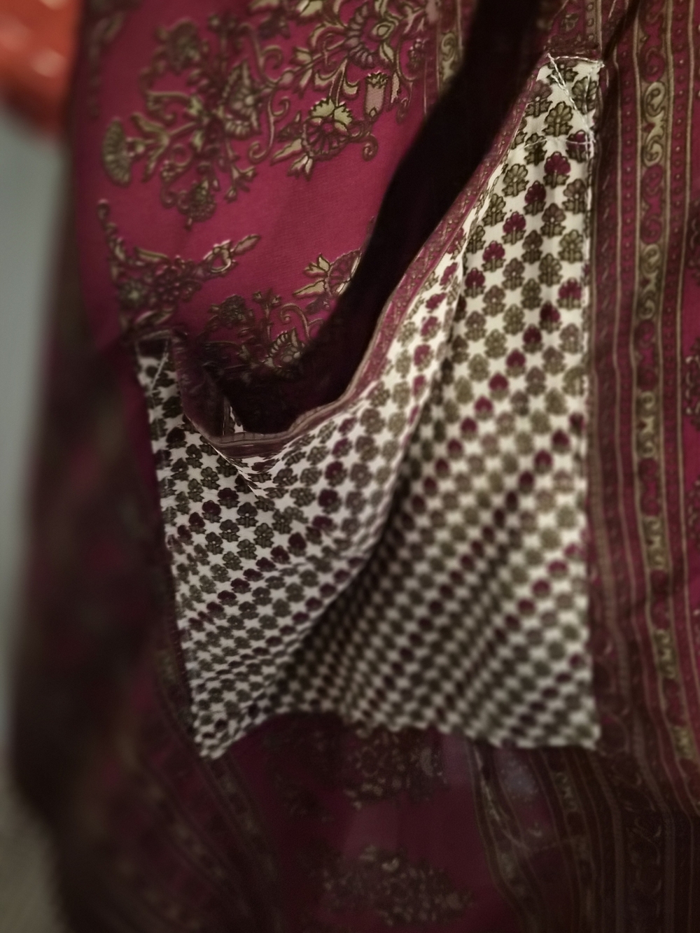 NWOT Kantha and Indian Silk Kimono - Picture 5 of 7